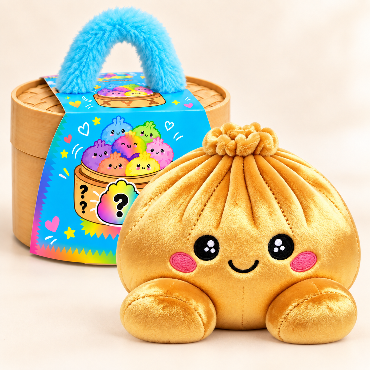 BaoPlush – Peluche Anti-Stress Brioche Vapeur Kawaii