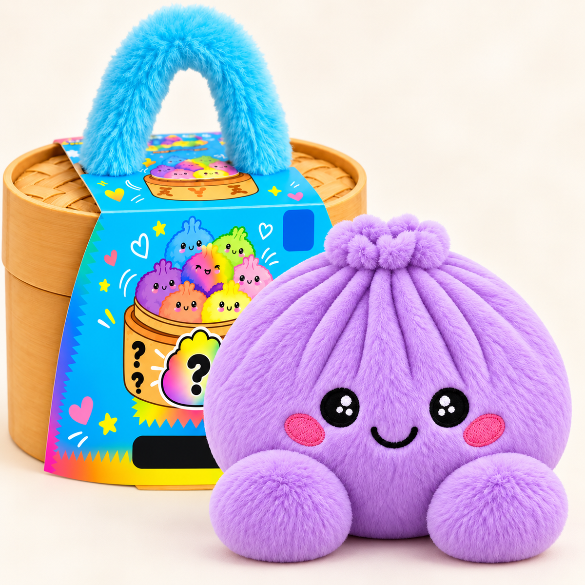 BaoPlush – Peluche Anti-Stress Brioche Vapeur Kawaii