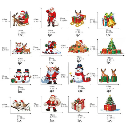 MagicGlow – Autocollants de Noël à LED pour fenêtres et murs
