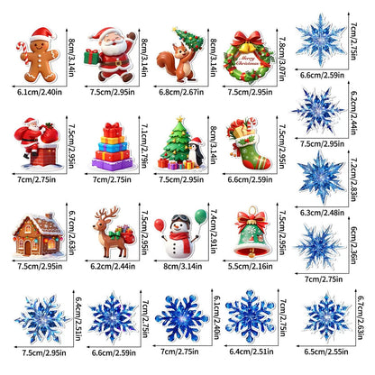 MagicGlow – Autocollants de Noël à LED pour fenêtres et murs