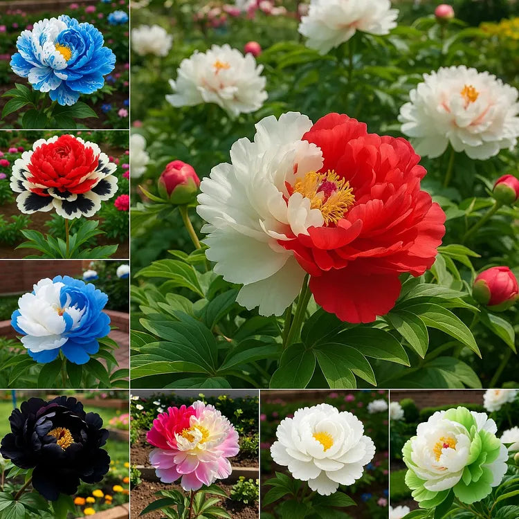 FloraPeony – Plants Pivoines Vivaces Très Grandes Fleurs Bouquets