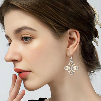 WitchKnot – Boucles d'Oreilles Nœud de Sorcière Argent S925 & Or Rose