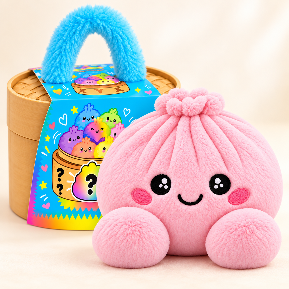 BaoPlush – Peluche Anti-Stress Brioche Vapeur Kawaii