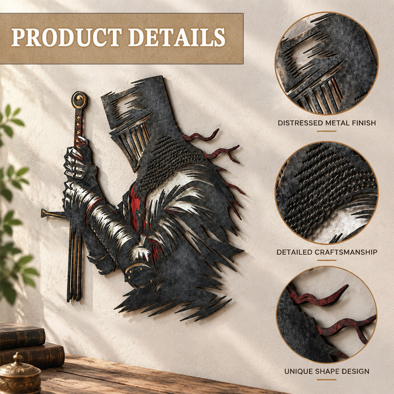 KnightWall – Décoration Murale Chevalier Médiéval & Épée