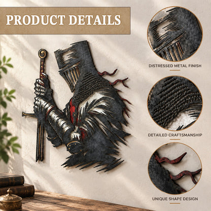 KnightWall – Décoration Murale Chevalier Médiéval & Épée