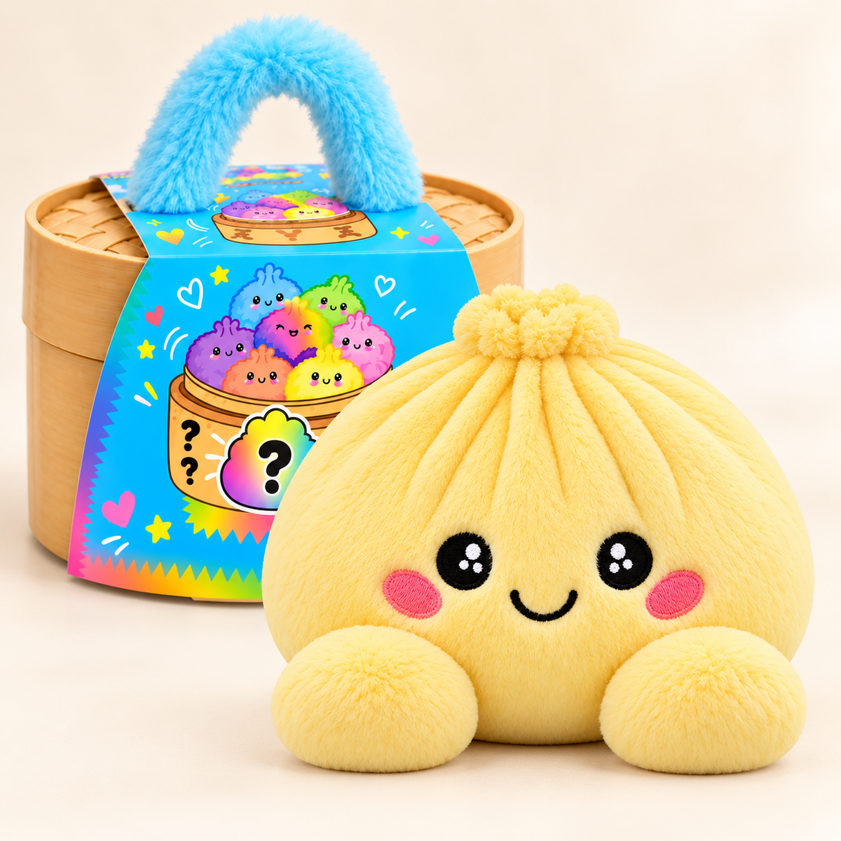 BaoPlush – Peluche Anti-Stress Brioche Vapeur Kawaii