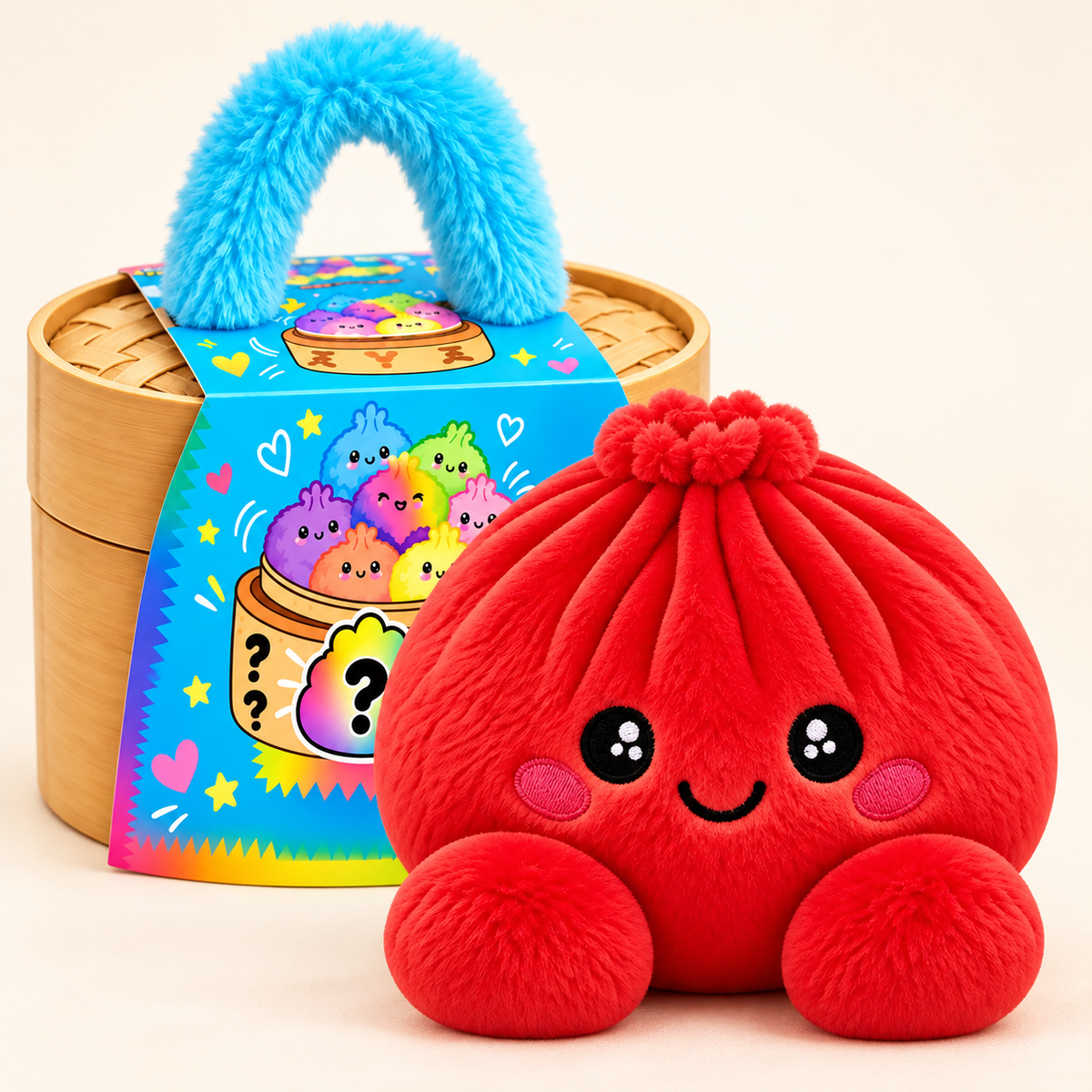 BaoPlush – Peluche Anti-Stress Brioche Vapeur Kawaii