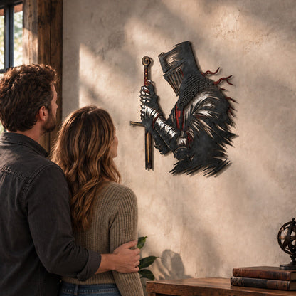 KnightWall – Décoration Murale Chevalier Médiéval & Épée