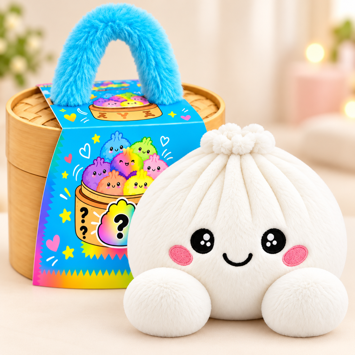 BaoPlush – Peluche Anti-Stress Brioche Vapeur Kawaii