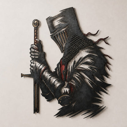 KnightWall – Décoration Murale Chevalier Médiéval & Épée