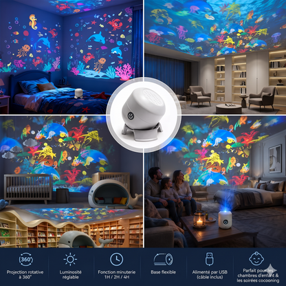 LumiWave Pro – Le projecteur immersif qui transforme vos nuits en oasis magique