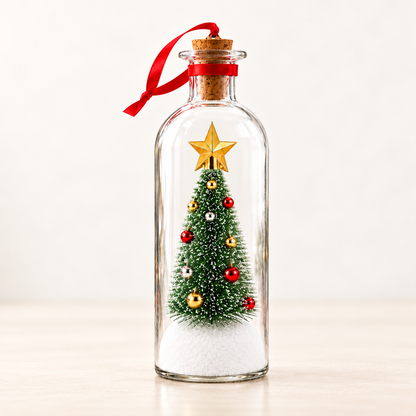 VoiceBottle – Bouteille en Verre à Message Vocal Enregistrable