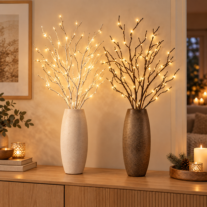 LumiBranch – Branches Lumineuses LED Sans Fil avec Minuteur