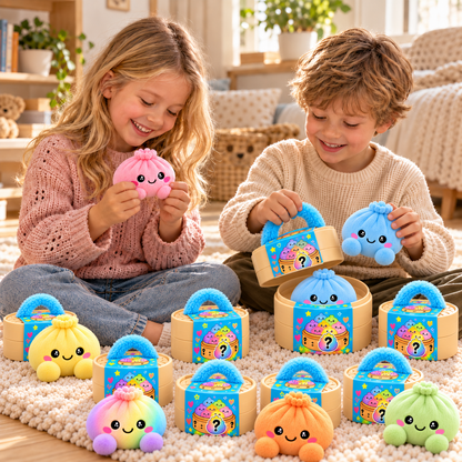 BaoPlush – Peluche Anti-Stress Brioche Vapeur Kawaii