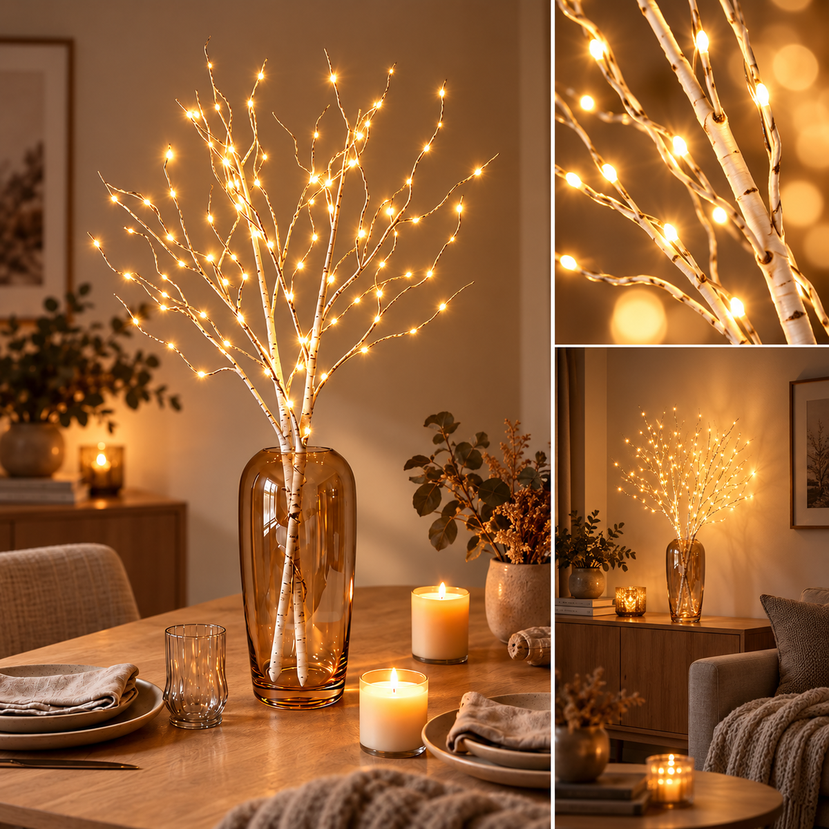 LumiBranch – Branches Lumineuses LED Sans Fil avec Minuteur