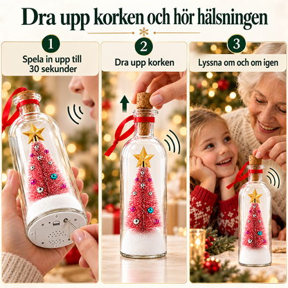 VoiceBottle – Bouteille en Verre à Message Vocal Enregistrable