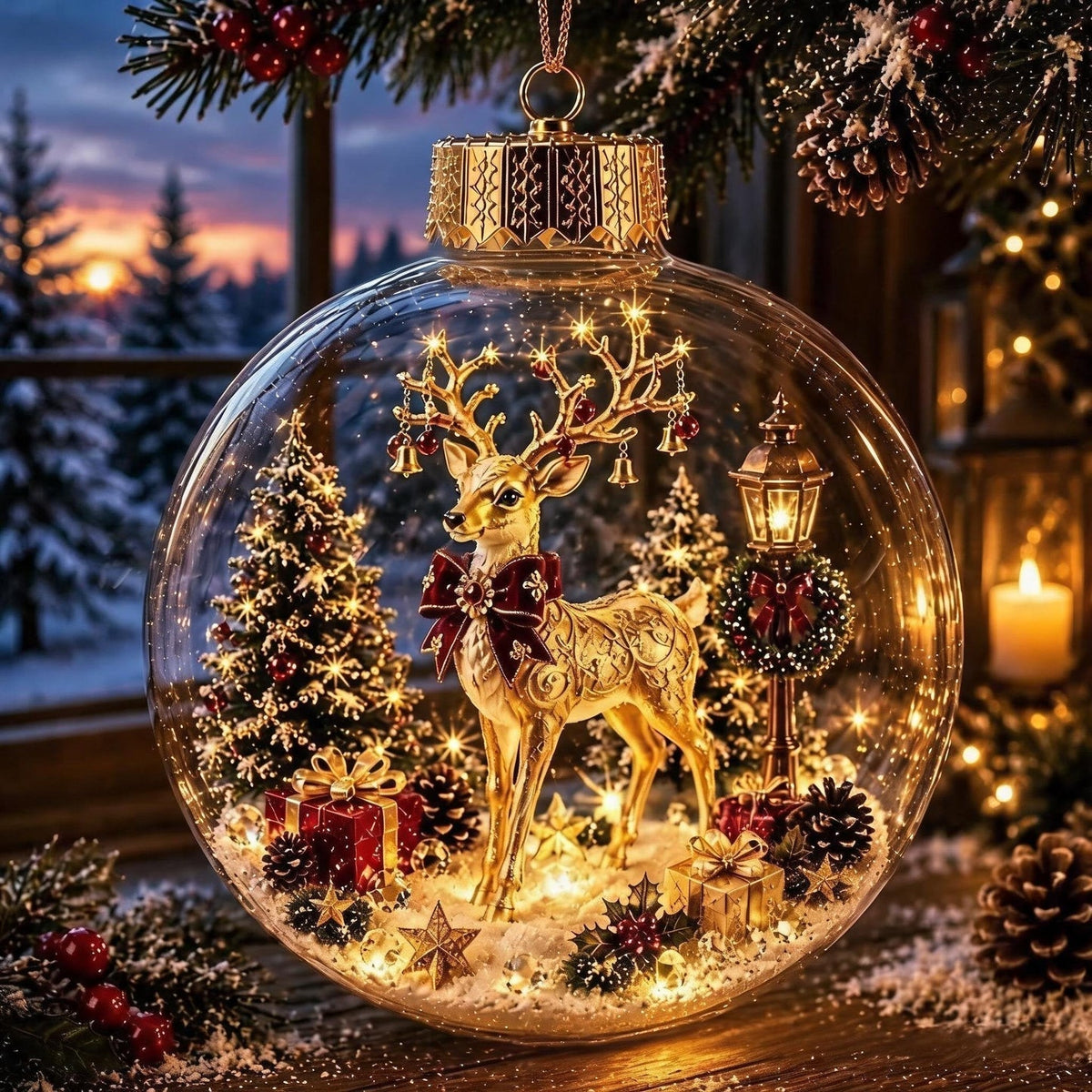 FairyGlow – Diorama miniature avec éclairage chaleureux pour une ambiance féérique