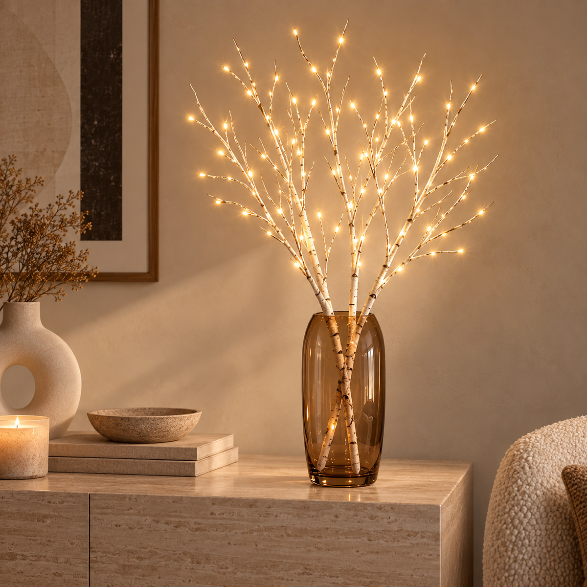 LumiBranch – Branches Lumineuses LED Sans Fil avec Minuteur