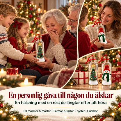 VoiceBottle – Bouteille en Verre à Message Vocal Enregistrable