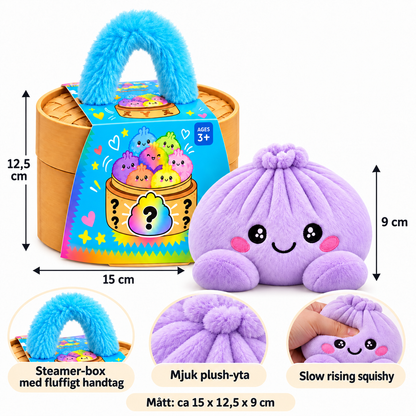 BaoPlush – Peluche Anti-Stress Brioche Vapeur Kawaii