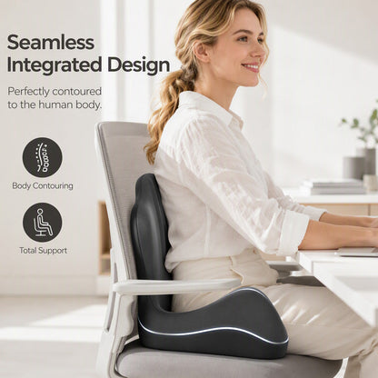 ErgoBack – Coussin d'Assise Ergonomique et Soutien Lombaire